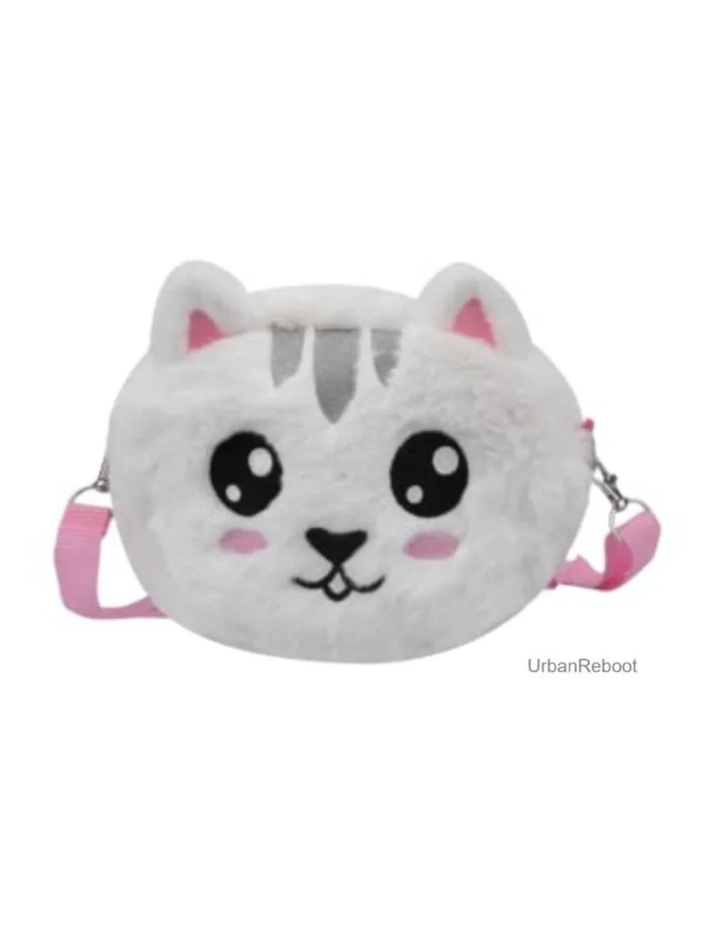 Faux Fur Cat Unicorn Crossbody Bag Fluffy Plush Girls Shoulder Purse